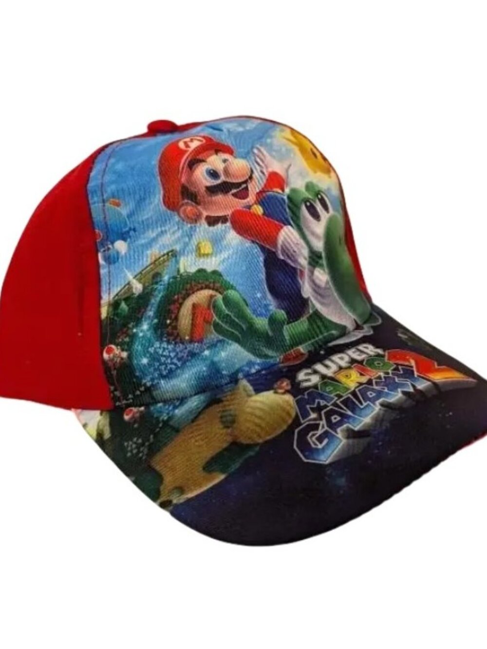 Mario Yoshi Super Mario Galaxy 2 Kids Adjustable Baseball Cap Hat